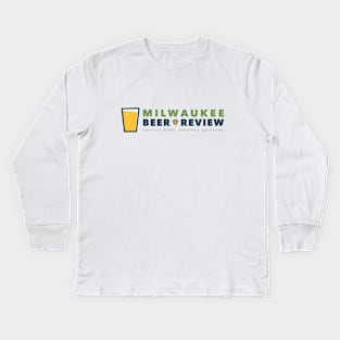 Milwaukee Beer Review logo Kids Long Sleeve T-Shirt